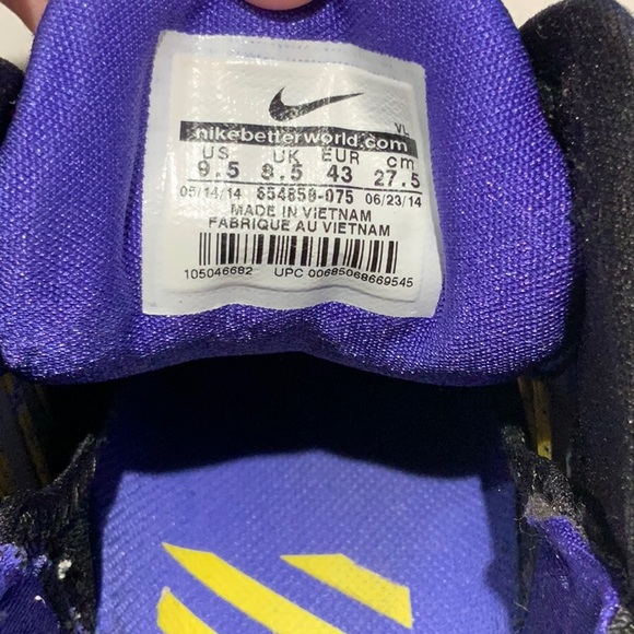 LSU Men’s Basketball Shoes Size 9.5 - Picture 5 of 9